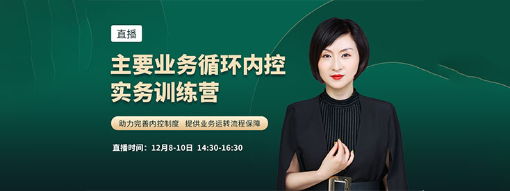 主要业务循环内控实务训练营
