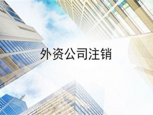 外资公司的注销流程